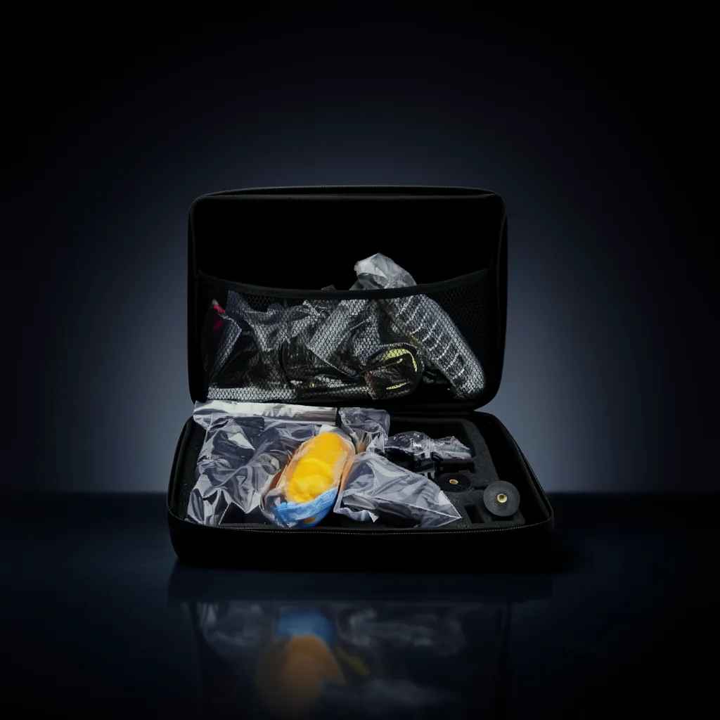 Kit 28 Accesorios Para Camara Deportiva Tipo Gopro. Con Estuche - imagen 7