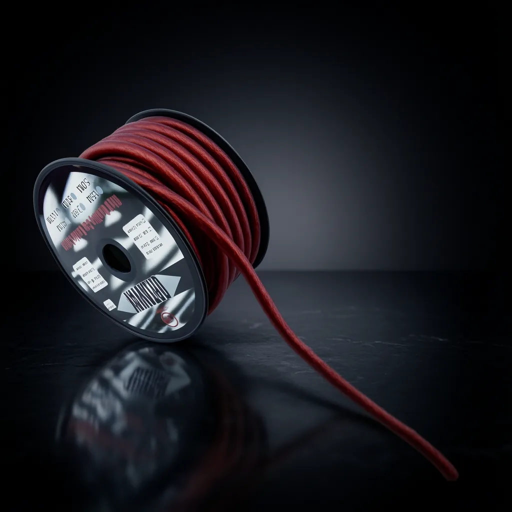 Rollo De Cable Para Amplificador Marca ORTAWAY, Audio De Auto, 15 Mts - imagen 6