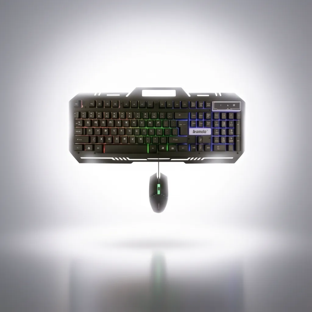 Teclado + Mouse Gamer USB Con Luz LED. Marca BANDA. - imagen 10