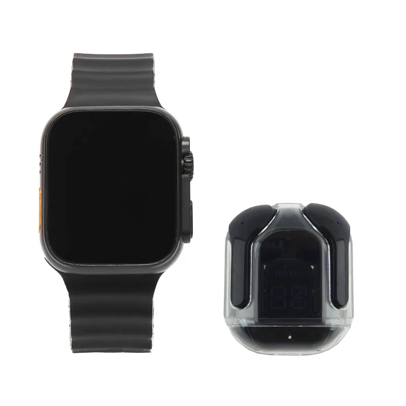 Reloj Smartwatch Kit Modelo TZ-22 ULTRA Con Audifonos Bluetooth Y Variedad De Correas. - imagen 1