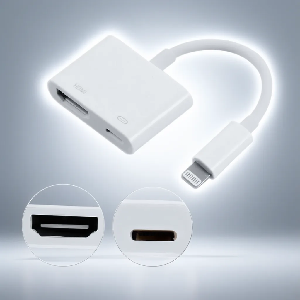 Cable Adaptador Lightning A HDMI Hembra + Puerto De Carga - imagen 5
