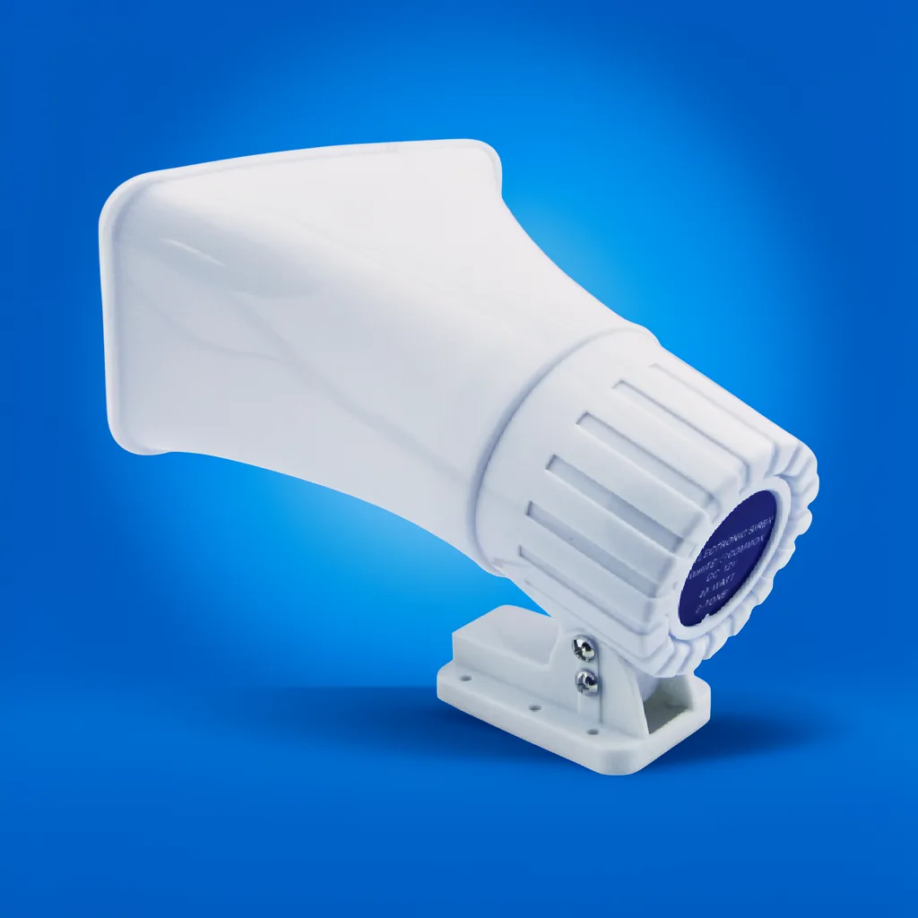 Sirena Dos Tonos De 40 Watt A 12 Volt Blanca. - imagen 6