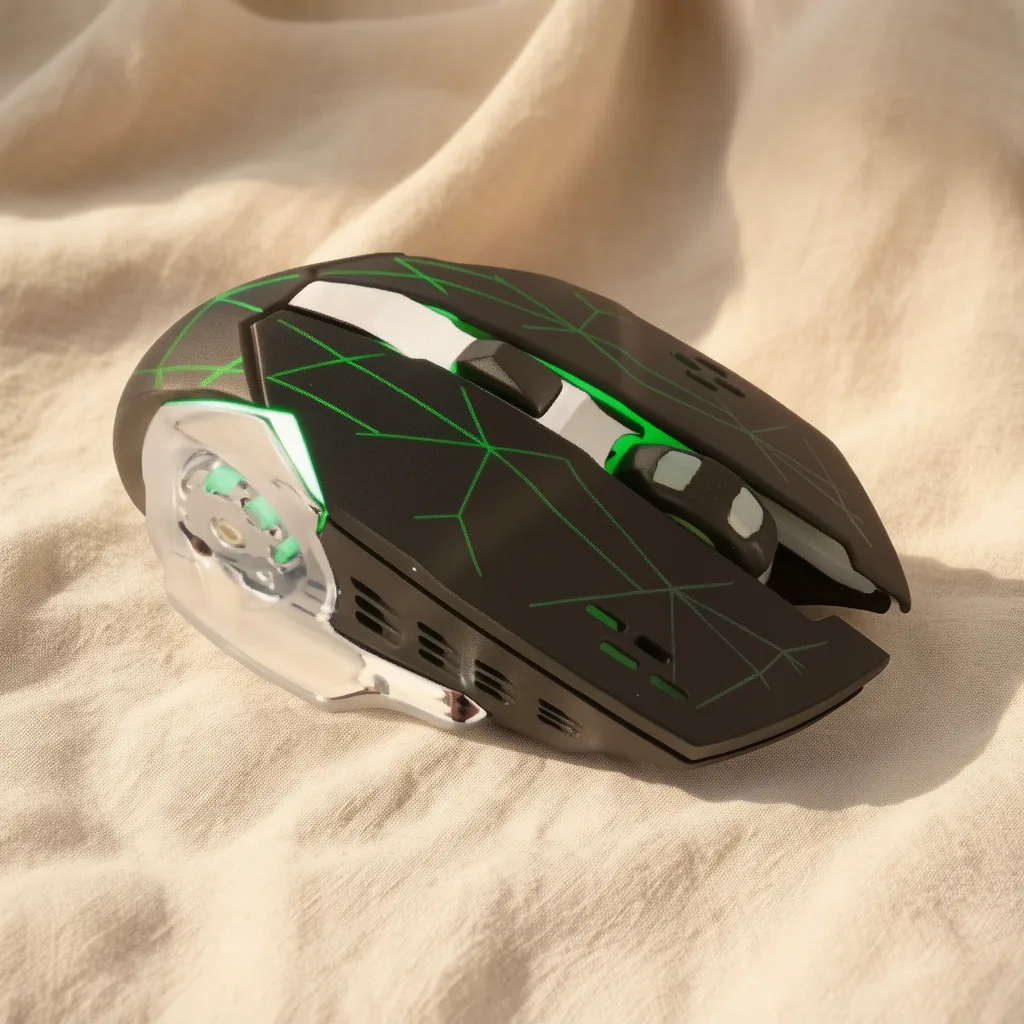 Mouse Inalambrico Gamer Recargable. Marca GAMEPRO-X. Modelo Q13 Con Iluminacion. - imagen 10