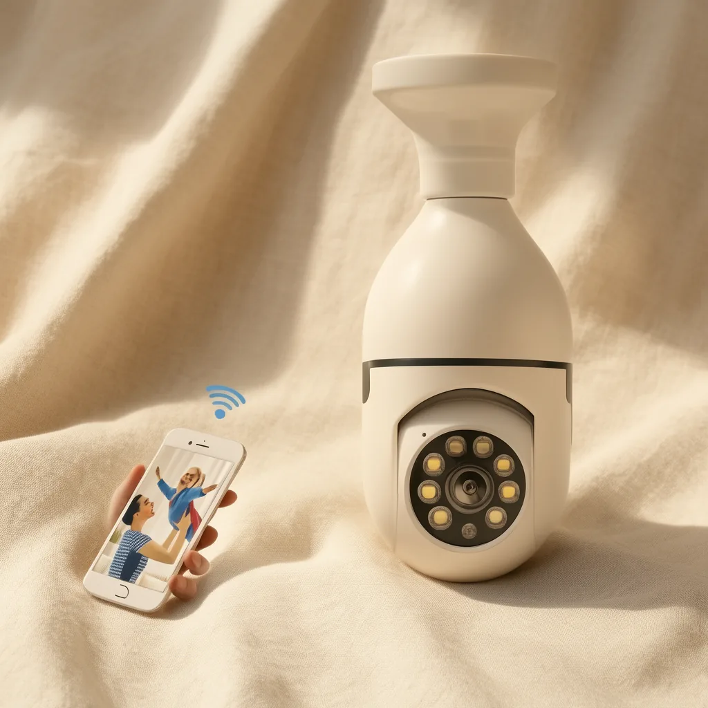 Camara De Vigilancia IP Wifi Tipo Ampolleta Marca SECURO Version 2025, APP JLXCAM. - imagen 9
