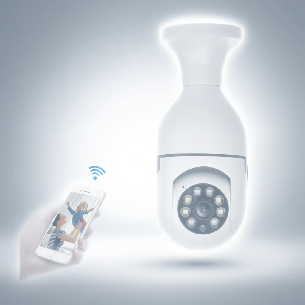 Camara De Vigilancia IP Wifi Tipo Ampolleta Marca SECURO Version 2025, APP JLXCAM. - imagen 8