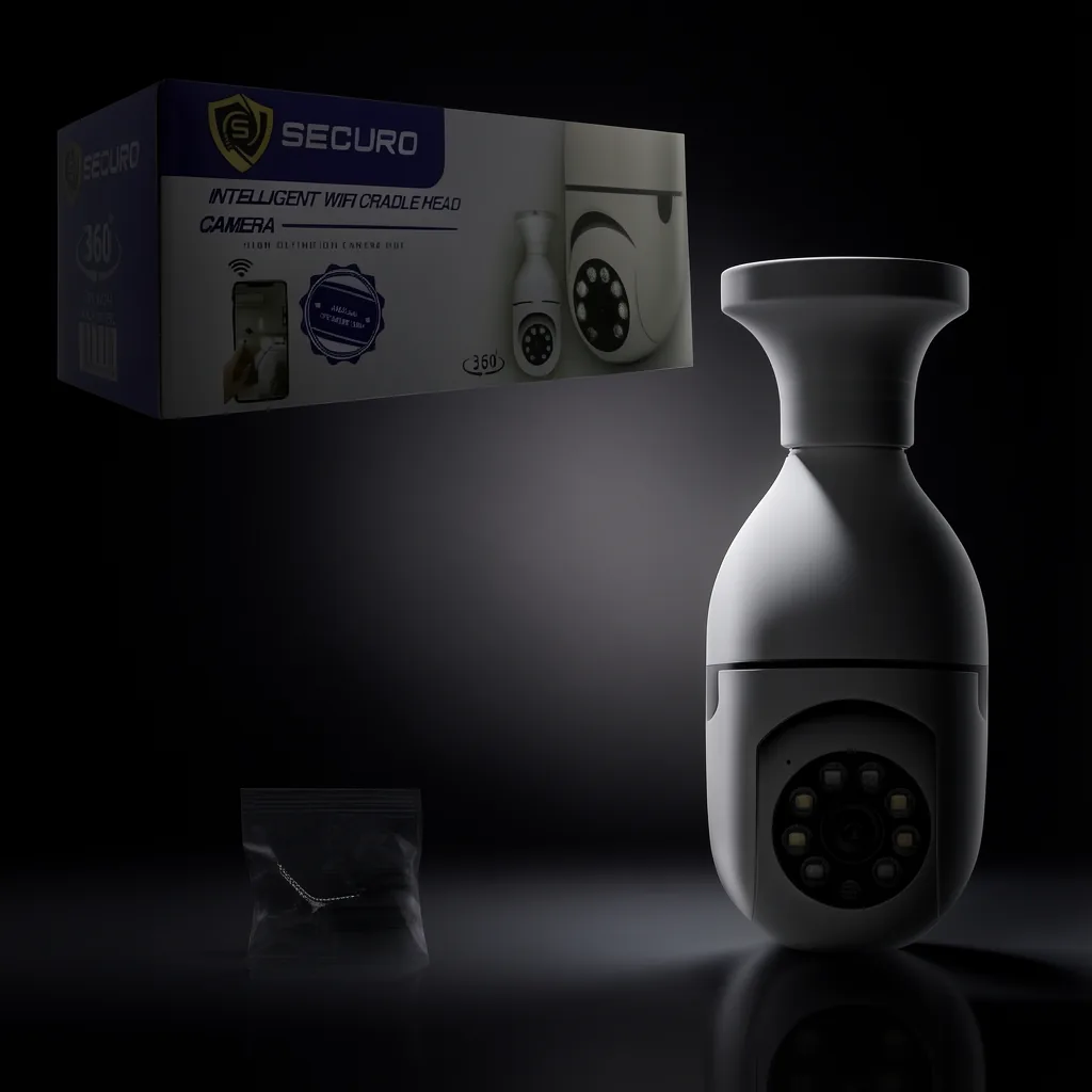 Camara De Vigilancia IP Wifi Tipo Ampolleta Marca SECURO Version 2025, APP JLXCAM. - imagen 2