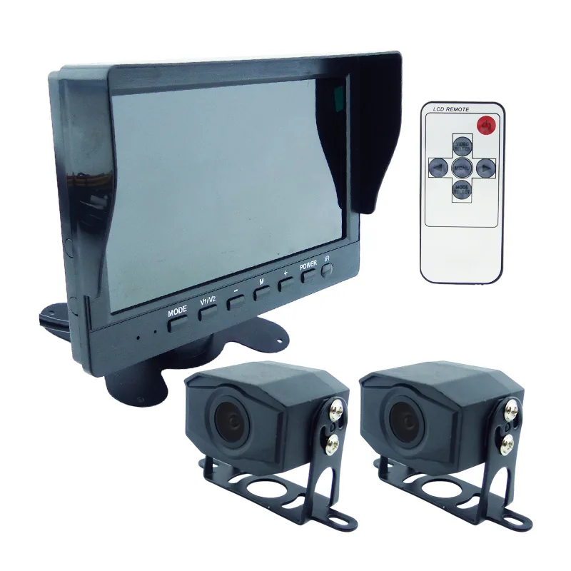 Kit DVR Con Pantalla Para Camion De 7” Mas 2 Camaras Desmontables, Compatible Con 12 O 24 Volt - imagen 7