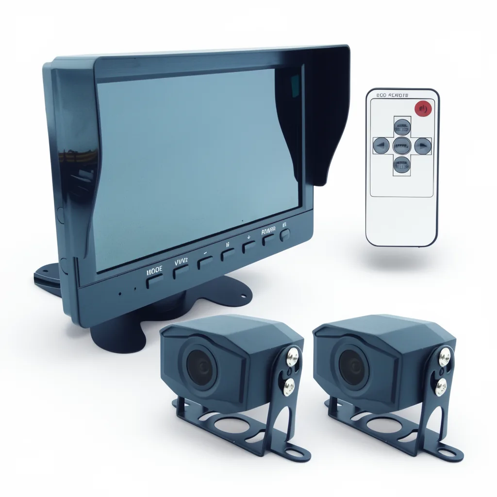 Kit DVR Con Pantalla Para Camion De 7” Mas 2 Camaras Desmontables, Compatible Con 12 O 24 Volt - imagen 8