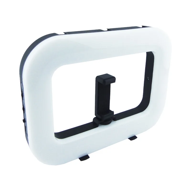 Aro LED Rectangular Modelo E30 Recargable Con Soporte Para Smartphone Y Control Bluetooth. - imagen 1