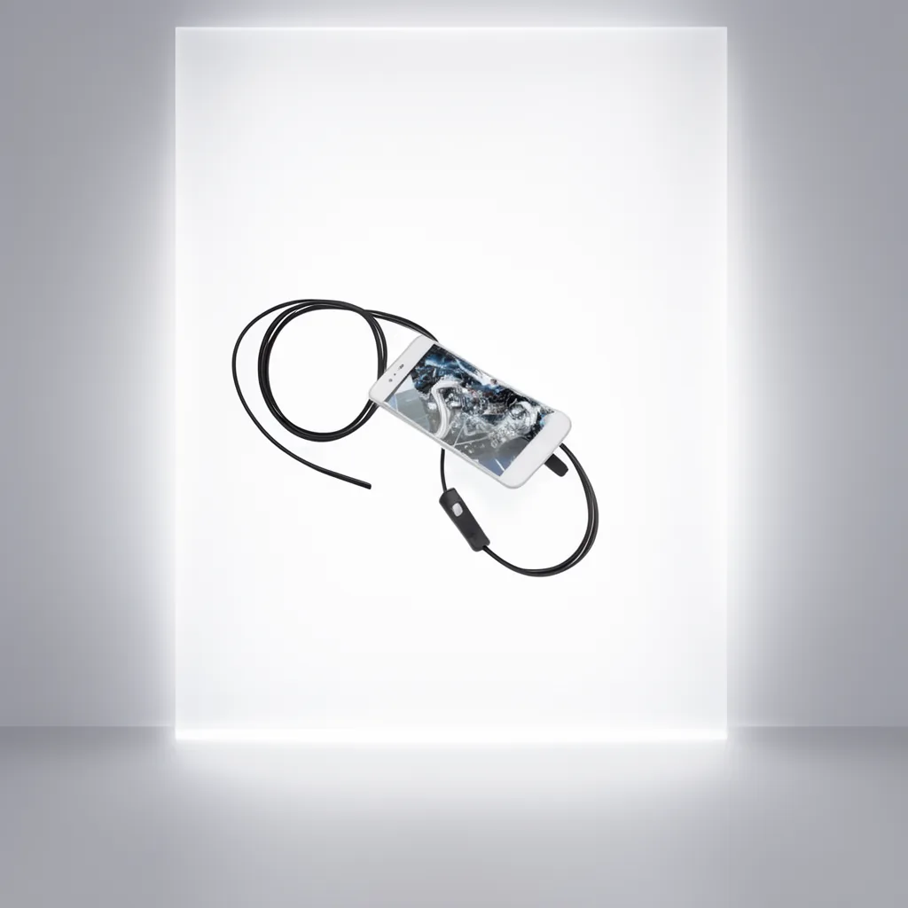 Camara Endoscopica Para Smartphone Con Cable De 5 Metros. OTG Mas Tipo C - imagen 6