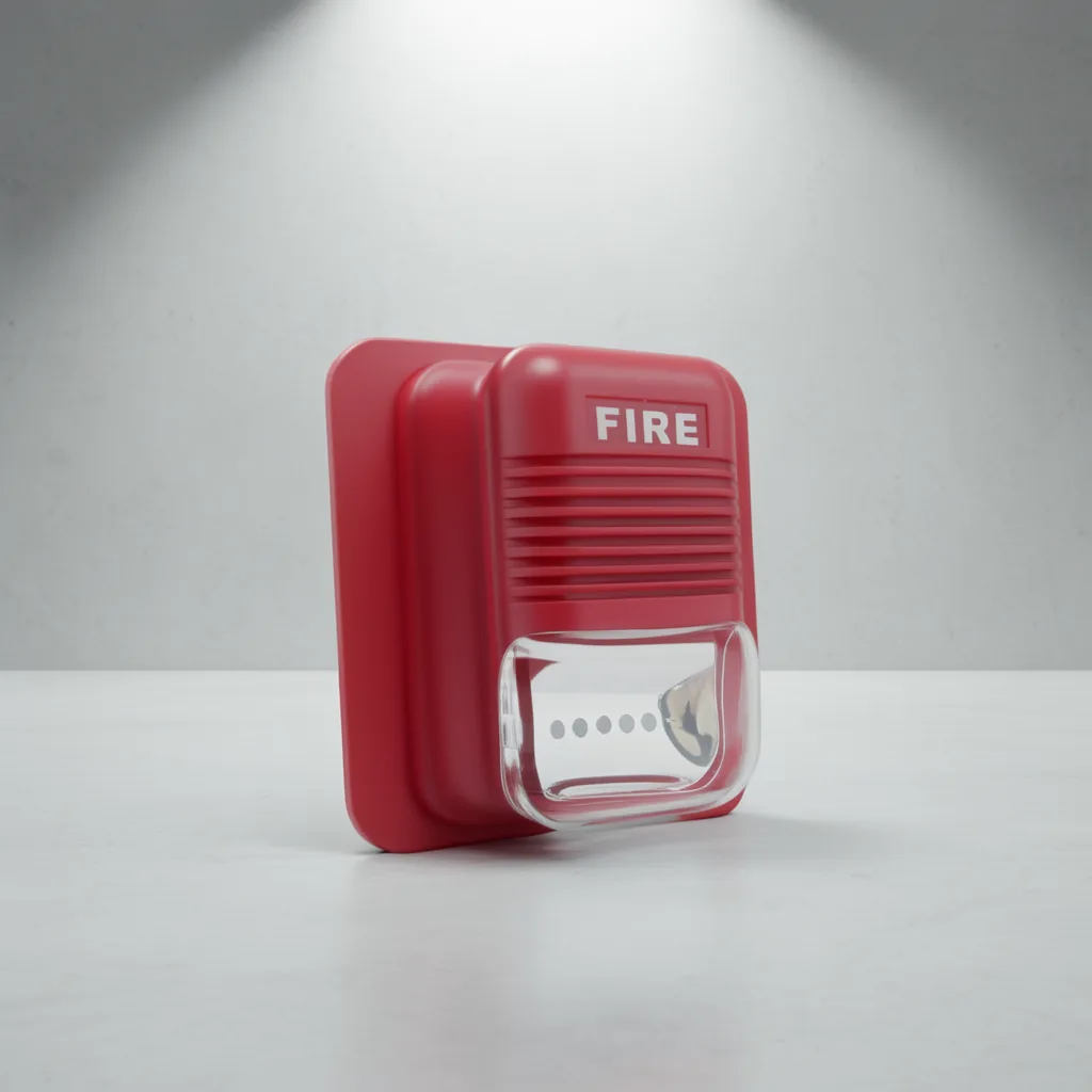Alarma Sirena Mas Strobo Para Incendio FIRE En 3 Tonos. DC 12 A 24 Volt - imagen 7