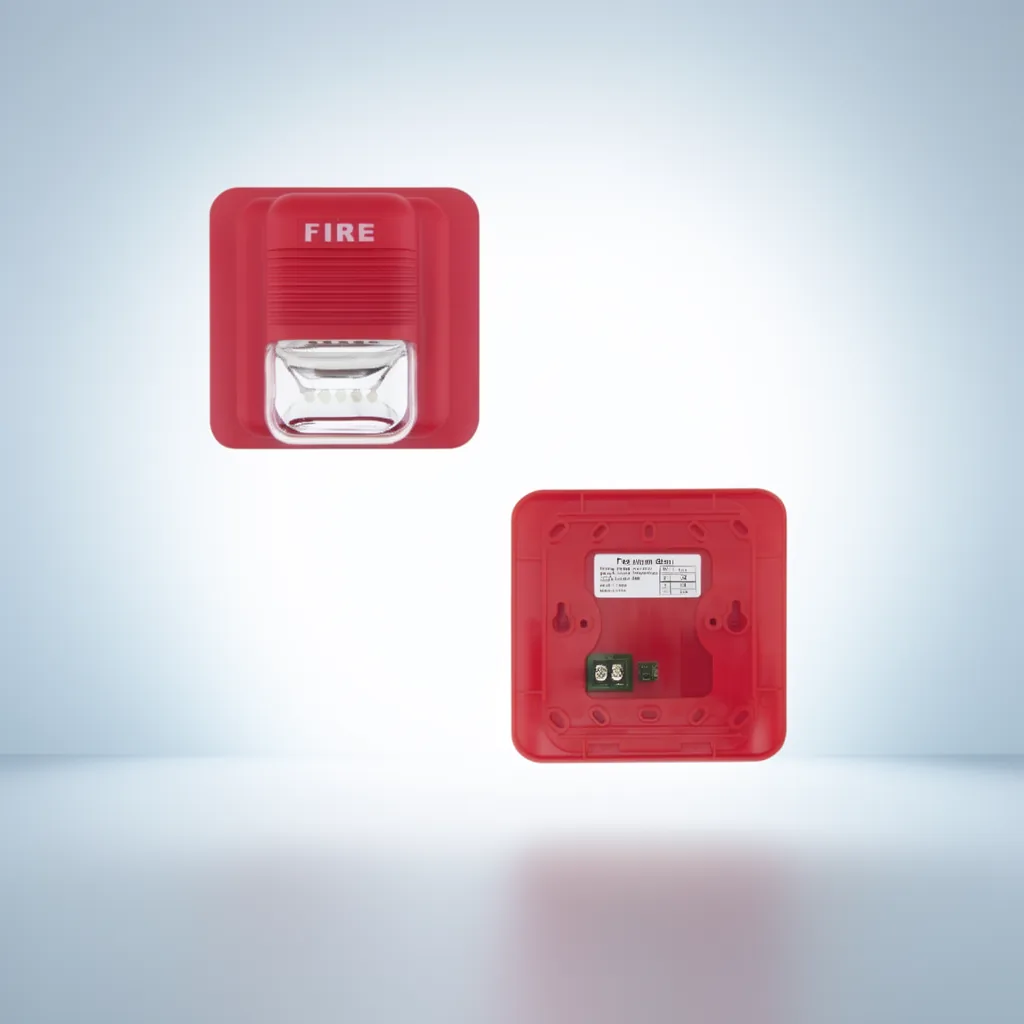 Alarma Sirena Mas Strobo Para Incendio FIRE En 3 Tonos. DC 12 A 24 Volt - imagen 6