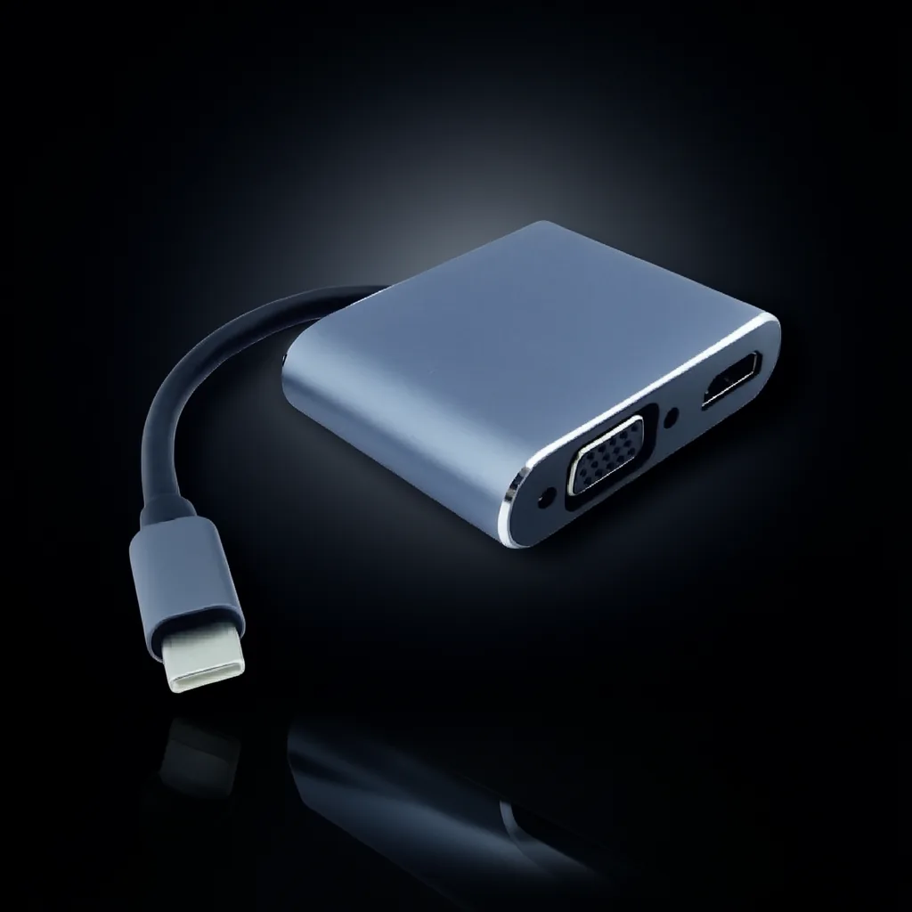 Convertidor Cable Type-C 4 En 1 HDMI, VGA, USB Y Type-C - imagen 7
