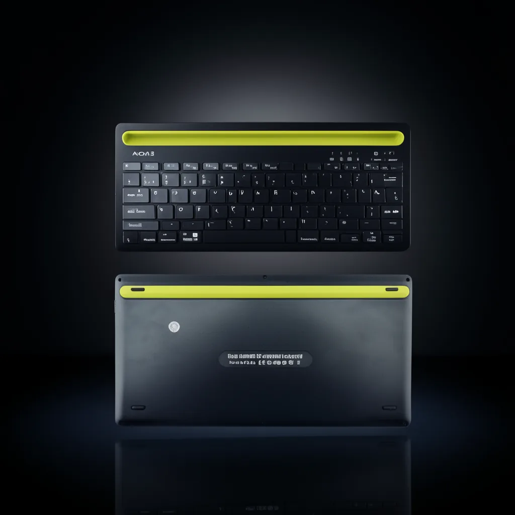 Teclado Bluetooth Modelo AS-199 Marca AOAS Recargable Con Ranura Para Smartphone O Tablet - imagen 8