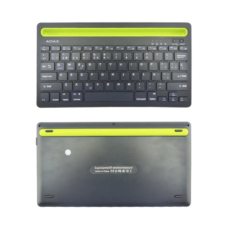 Teclado Bluetooth Modelo AS-199 Marca AOAS Recargable Con Ranura Para Smartphone O Tablet - imagen 3