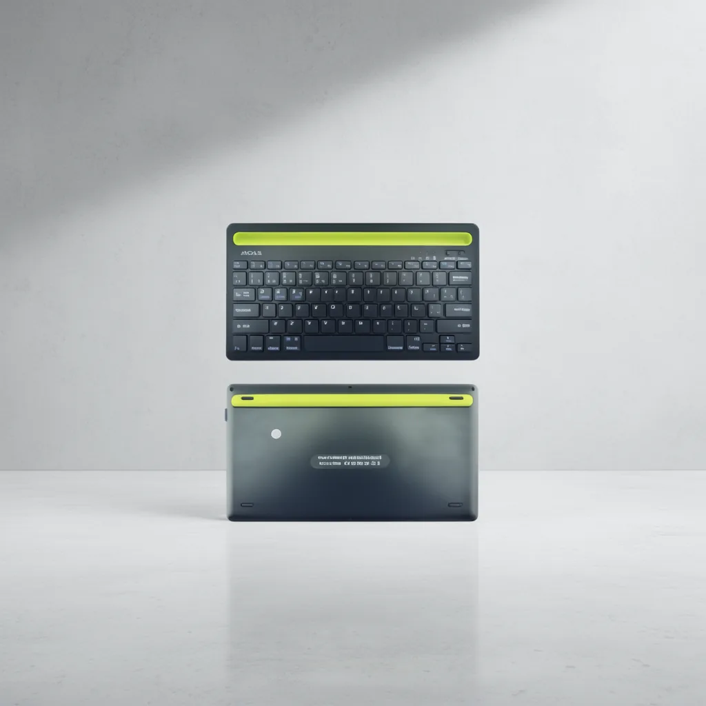 Teclado Bluetooth Modelo AS-199 Marca AOAS Recargable Con Ranura Para Smartphone O Tablet - imagen 9