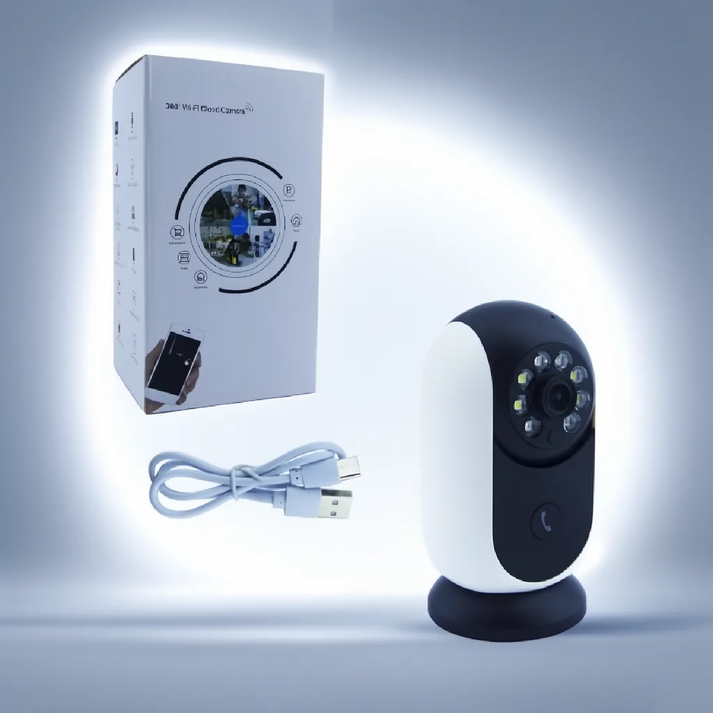 Camara De Vigilancia IP WIFI Con Sensor De Movimiento, Boton De Llamada De Emergencia Y Utiliza APP 390EYES - imagen 6