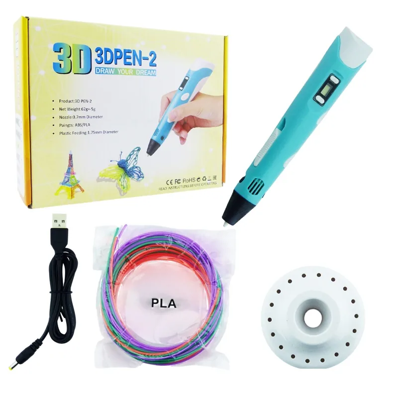 Lapiz Impresora 3D Con Conexion USB En Variedad De Colores - imagen 1