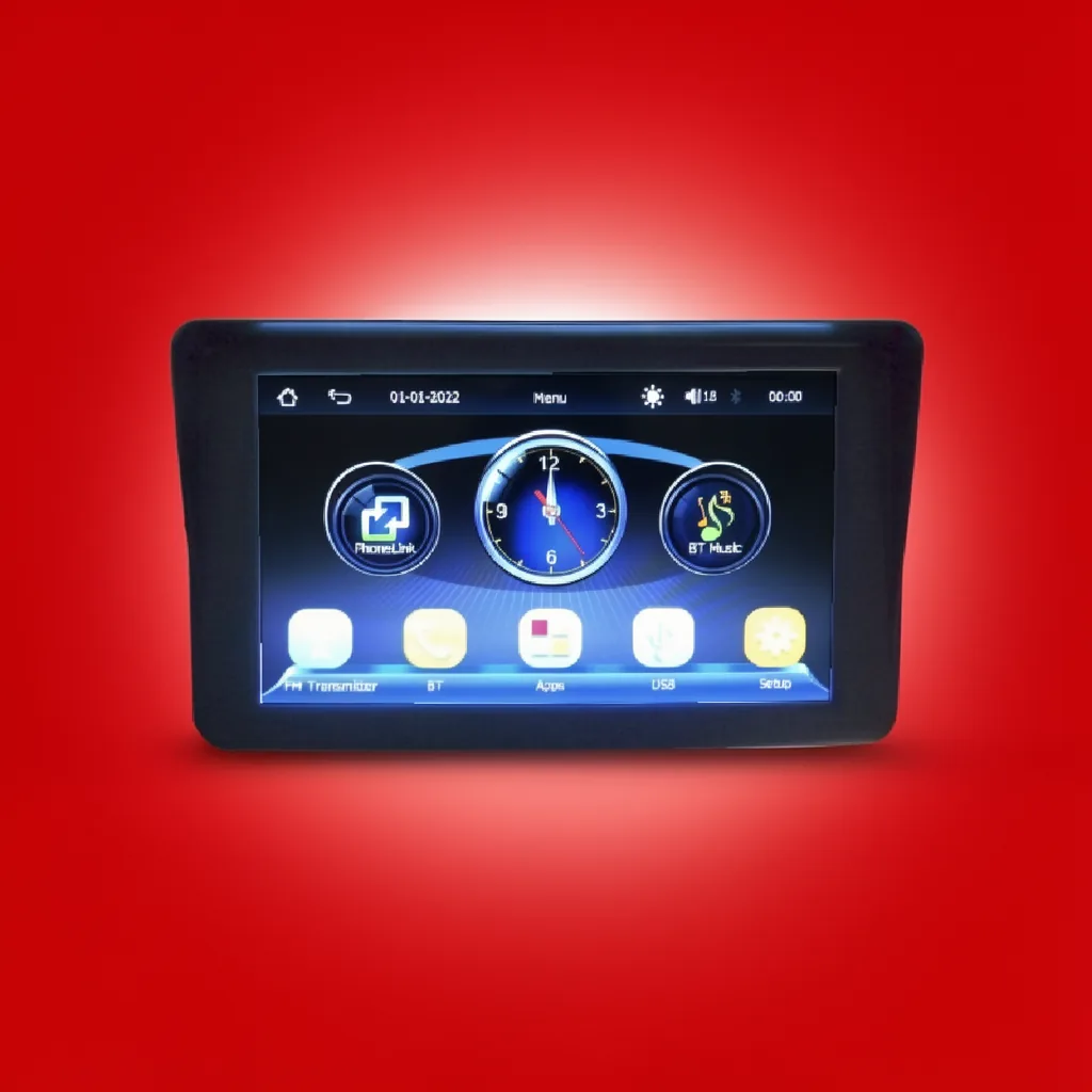 Pantalla 7” Para Auto Con Parlante, Brazo Extensible, Mirror Link, Car Play Y Android - imagen 10