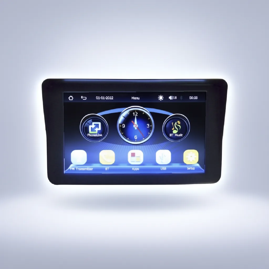Pantalla 7” Para Auto Con Parlante, Brazo Extensible, Mirror Link, Car Play Y Android - imagen 9