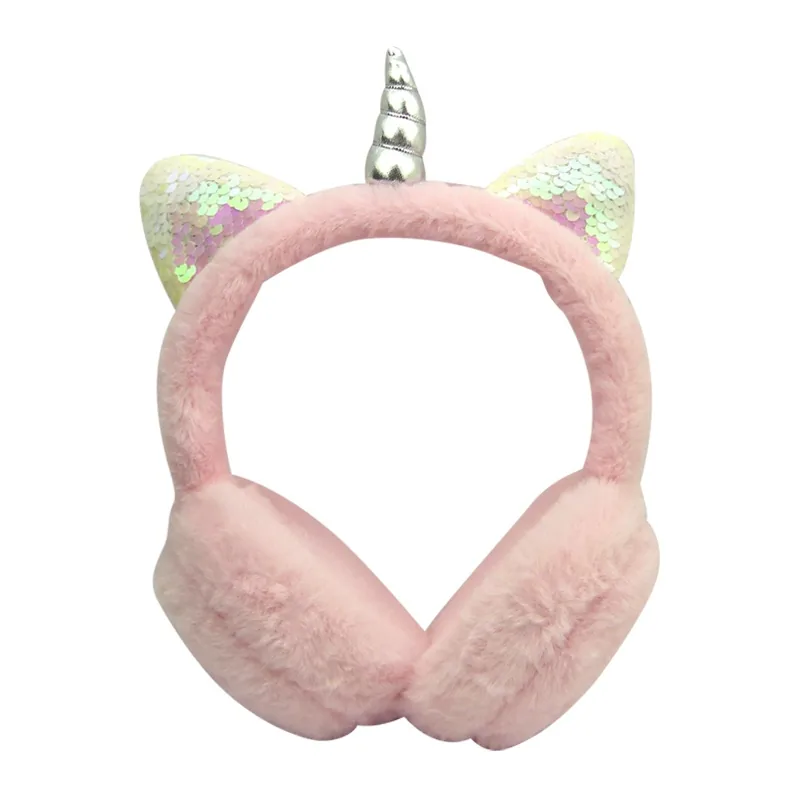 Audifonos Para Niños Con Cable Orejas De Gato, Con Luz, Vincha, Diseño De Peluche. - imagen 1