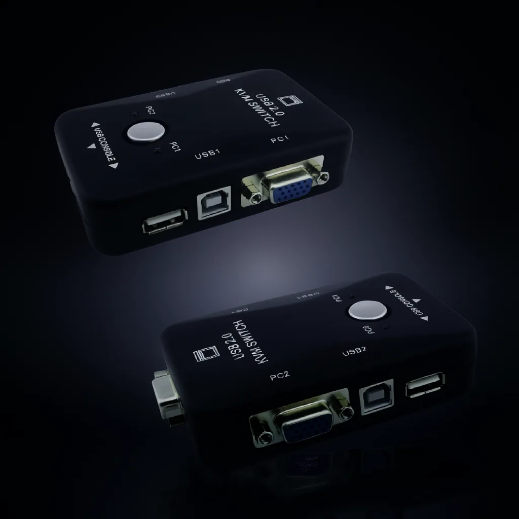 Switch KVM USB 2.0 Modelo KVM-21UA Conexion USB/VGA/Impresora Capacidad 2 PC. - imagen 8