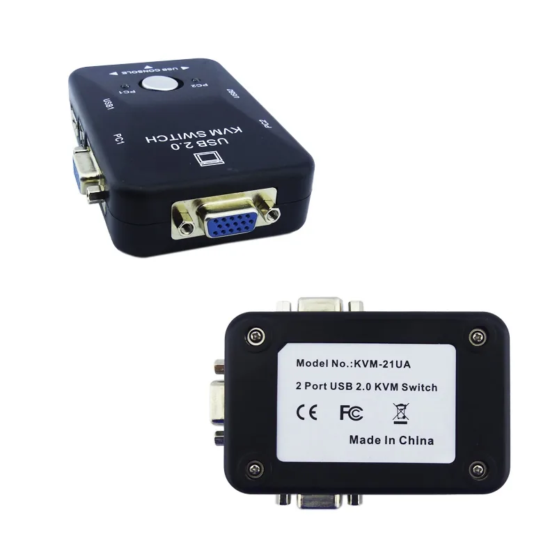 Switch KVM USB 2.0 Modelo KVM-21UA Conexion USB/VGA/Impresora Capacidad 2 PC. - imagen 5