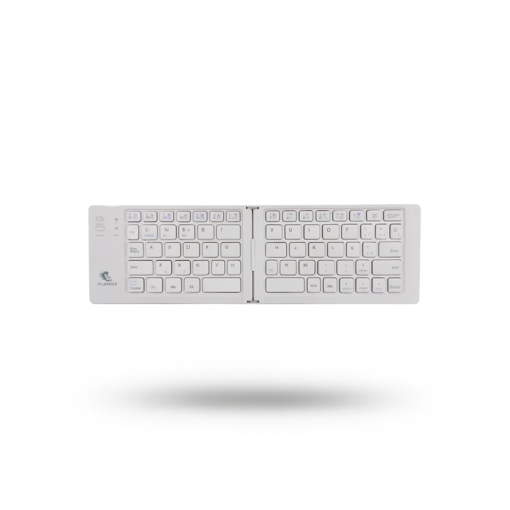 Teclado Mini Plegable Bluetooth Con Soporte Modelo FK1000 En Aluminio Y Variedad De Colores. - imagen 9