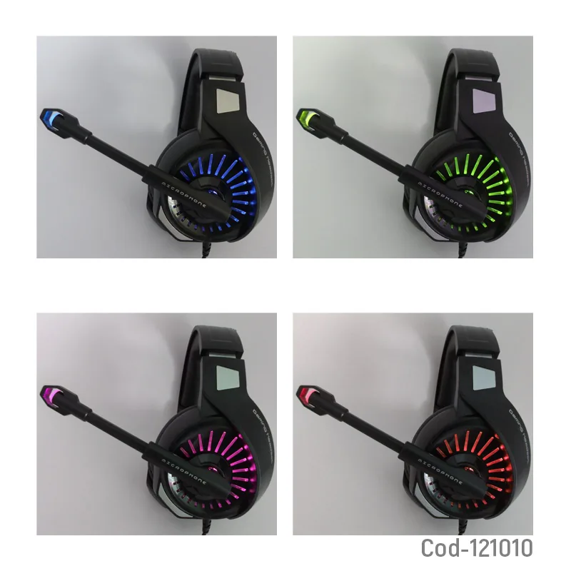 Audifono Para Gamer Con Microfono, IG-7900, Con 2 Plug 3,5Mm, Con Luz RGB. En Caja. - imagen 3