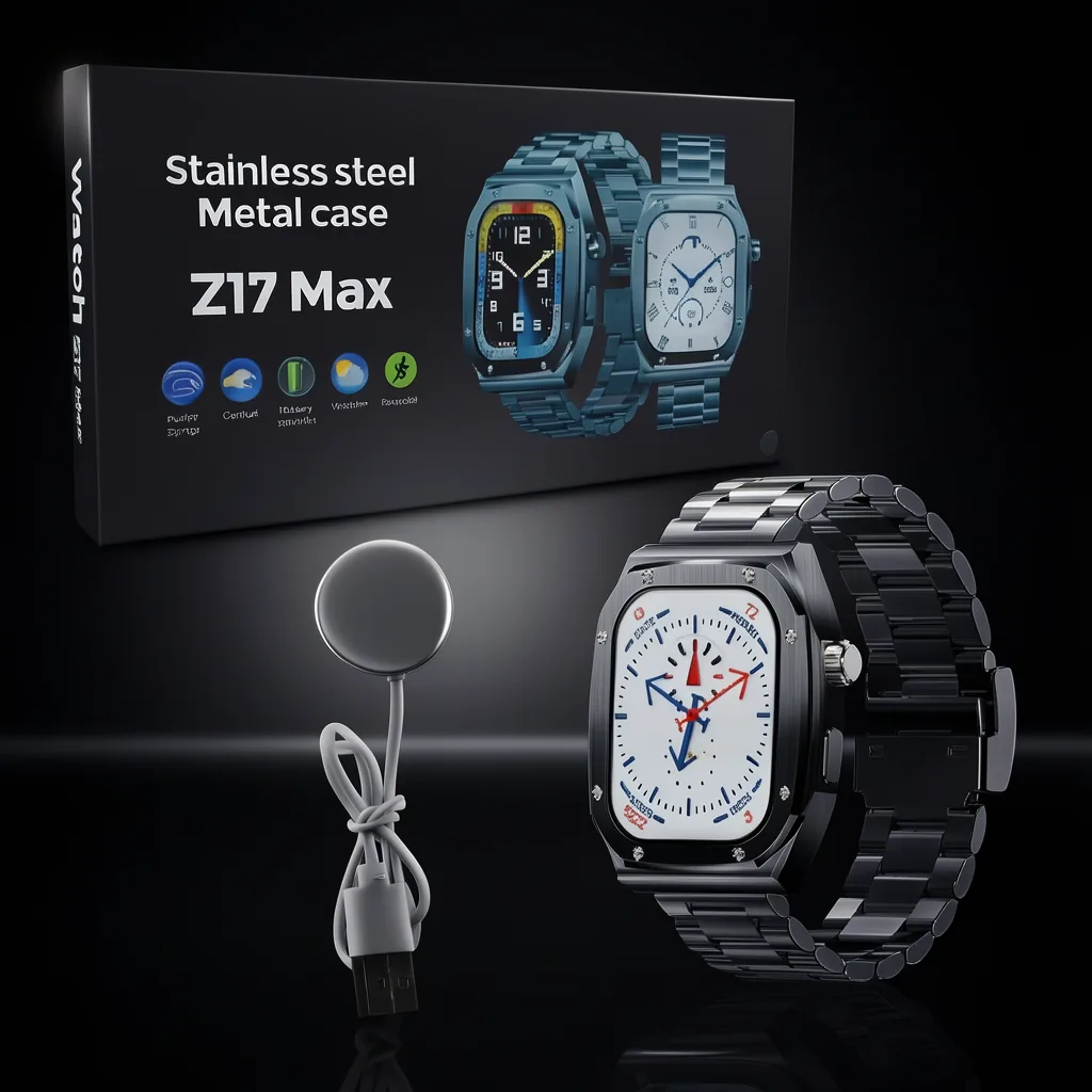 Reloj Smartwatch Modelo Z17MAX De Malla En Metal - imagen 7