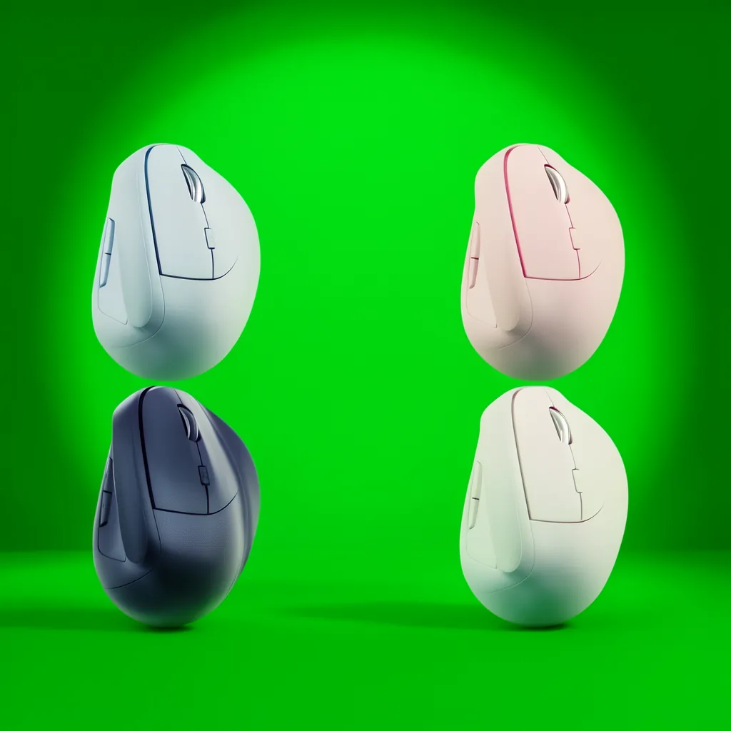 Mouse Inalambrico Vertical Marca YELANDAR Modelo D7 Bluetooth Recargable 2.4 Ghz De 6 Botones Y Variedad De Colores. - imagen 6