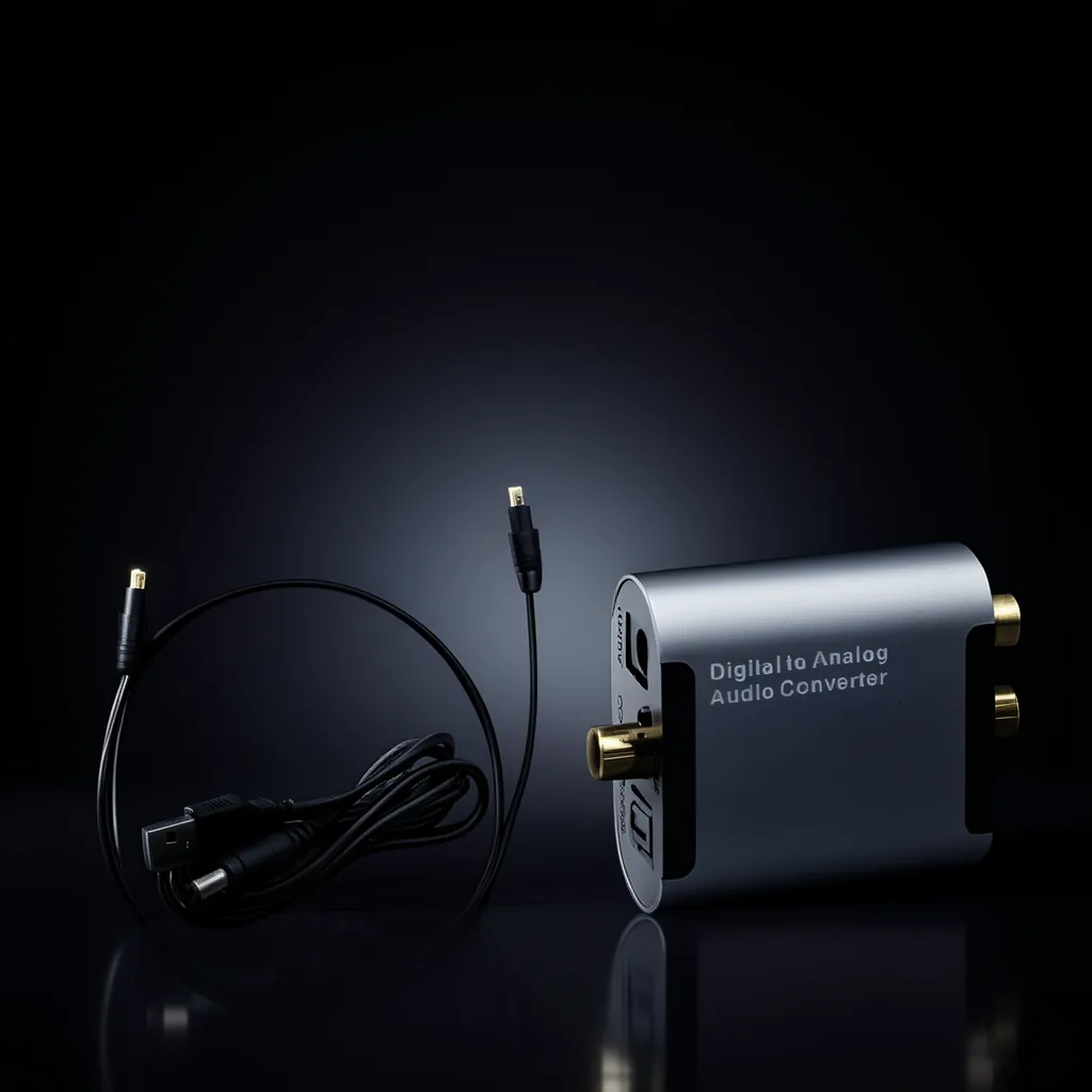 Convertidor De Audio Digital A Analogo Con Cable Optico - imagen 2