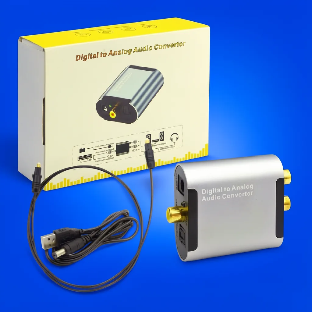 Convertidor De Audio Digital A Analogo Con Cable Optico - imagen 6