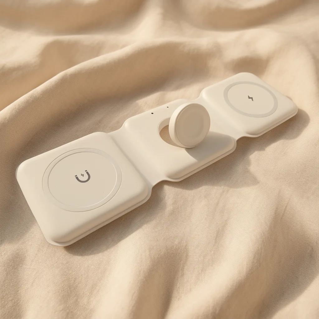 Cargador Inalambrico 3 En 1 Compatible Magsafe, Lightning, Smartwatch, Audifono Y Smartphone - imagen 6