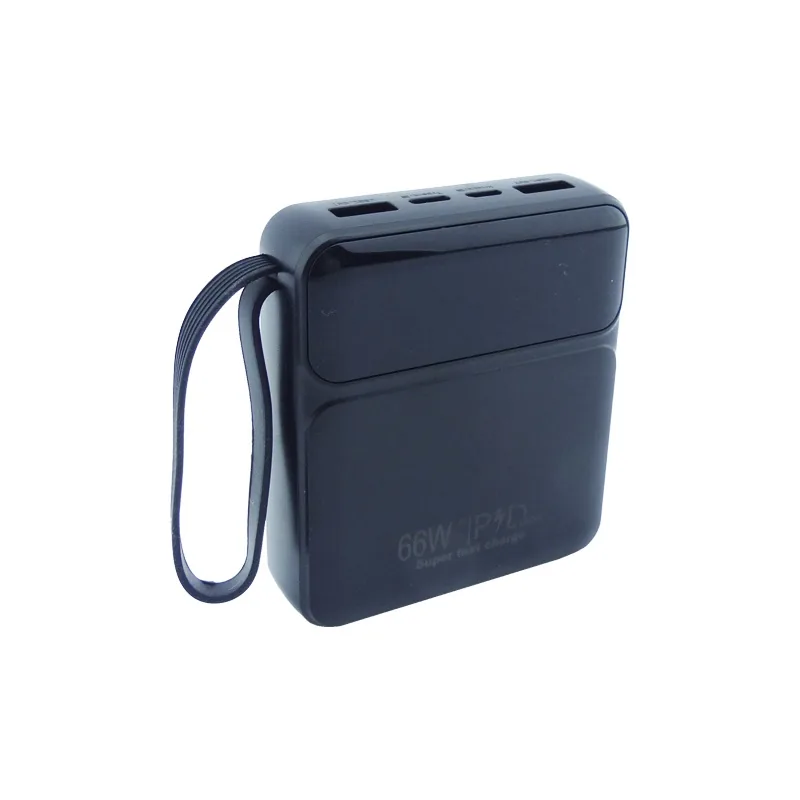 Bateria De Emergencia Mini De 66 Watt Con 2 Micro USB,2 USB Mas 4 Cables Type-C, Iphone, Micro USB Y USB. Variedad De Colores. 20.000 Mah - imagen 1