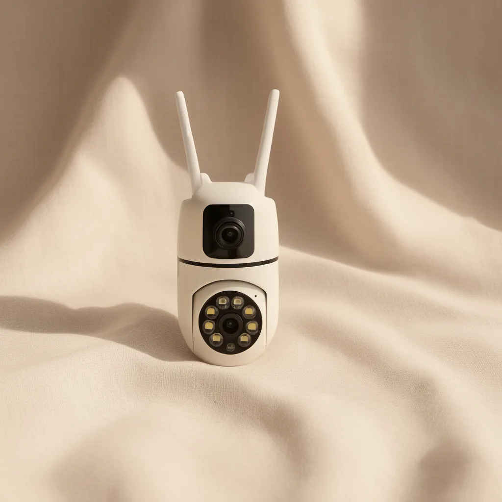 Camara De Vigilancia IP Wifi Doble Lente Modelo E10 Con Giro De 360° Y 8 LED Compatible Con La App V380. - imagen 9