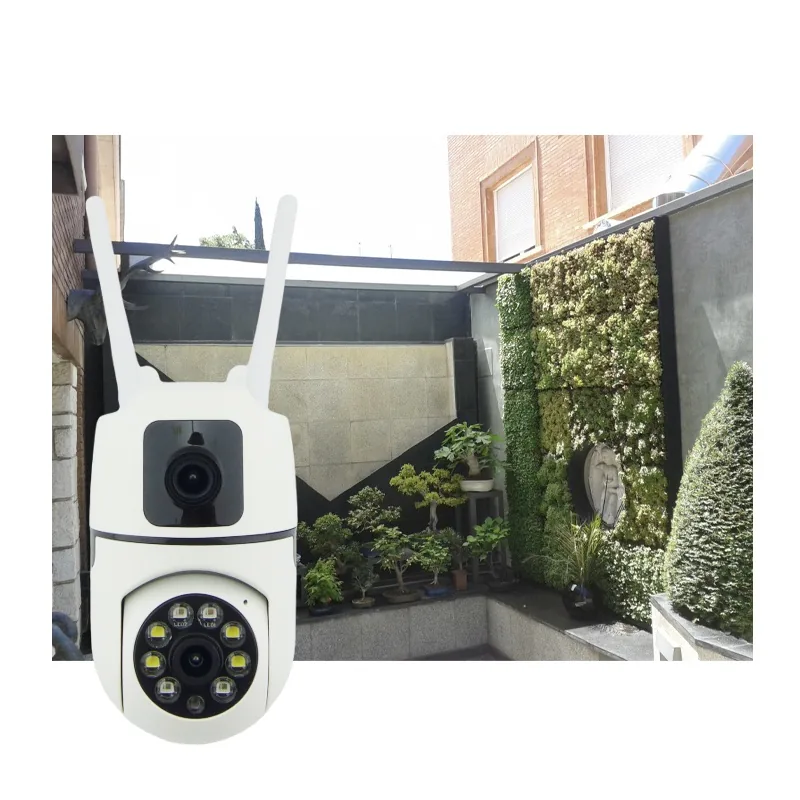Camara De Vigilancia IP Wifi Doble Lente Modelo E10 Con Giro De 360° Y 8 LED Compatible Con La App V380. - imagen 5