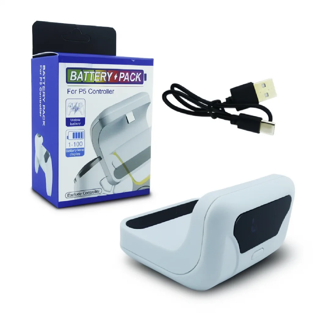 Bateria Externa Para Joystick Playstation 5 Modelo SND-2033 Con Pantalla LED Y Recargable Por USB Type-C - imagen 7
