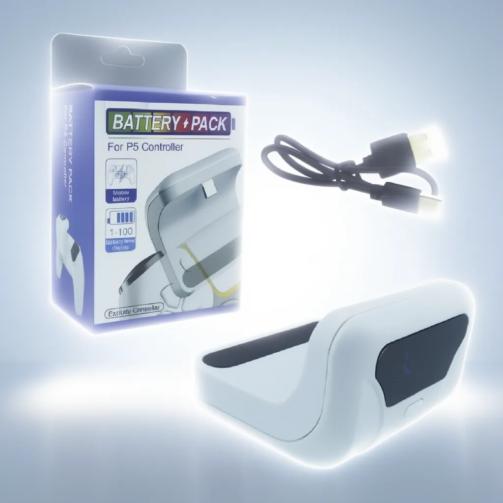 Bateria Externa Para Joystick Playstation 5 Modelo SND-2033 Con Pantalla LED Y Recargable Por USB Type-C - imagen 9
