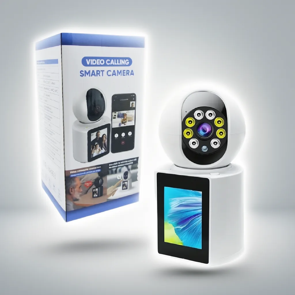 Camara De Vigilancia IP WIFI Con Pantalla, Ideal Para Videollamada. - imagen 4