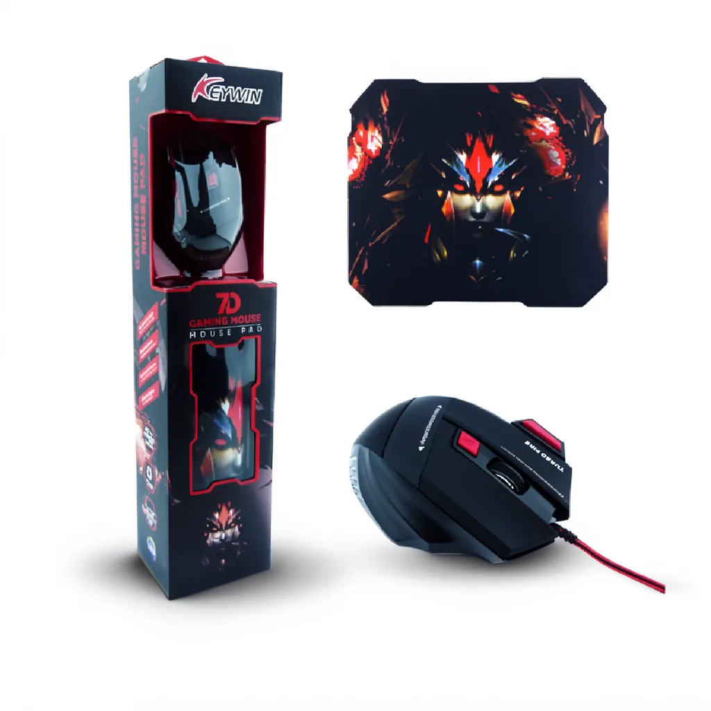 Mouse Y Mouse Pad KEYWIN 7B - imagen 2