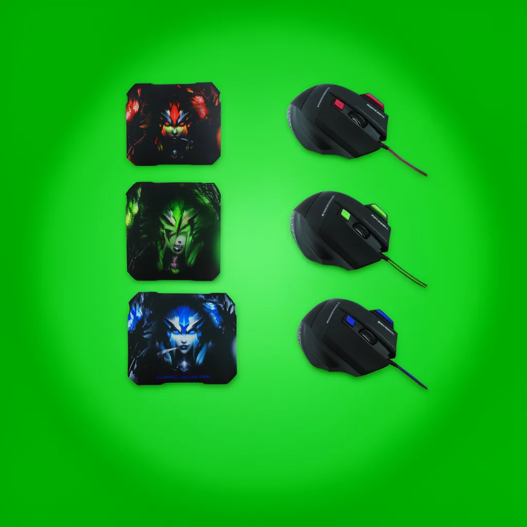 Mouse Y Mouse Pad KEYWIN 7B - imagen 9