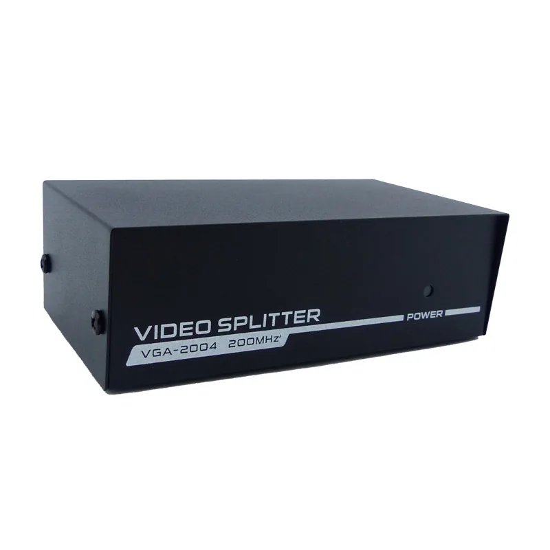 Spliter VGA De 1 Entrada Por 4 Salidas De 200MHZ Con Transformador. - imagen 5