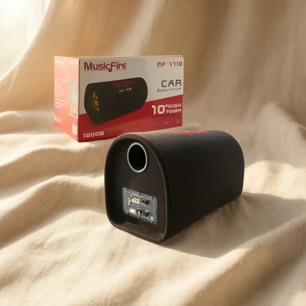 Bazooka 10 Pulgadas A 12 Volt Marca MUSIC FIRE Modelo MF-1710 De 1800 Watt - imagen 6