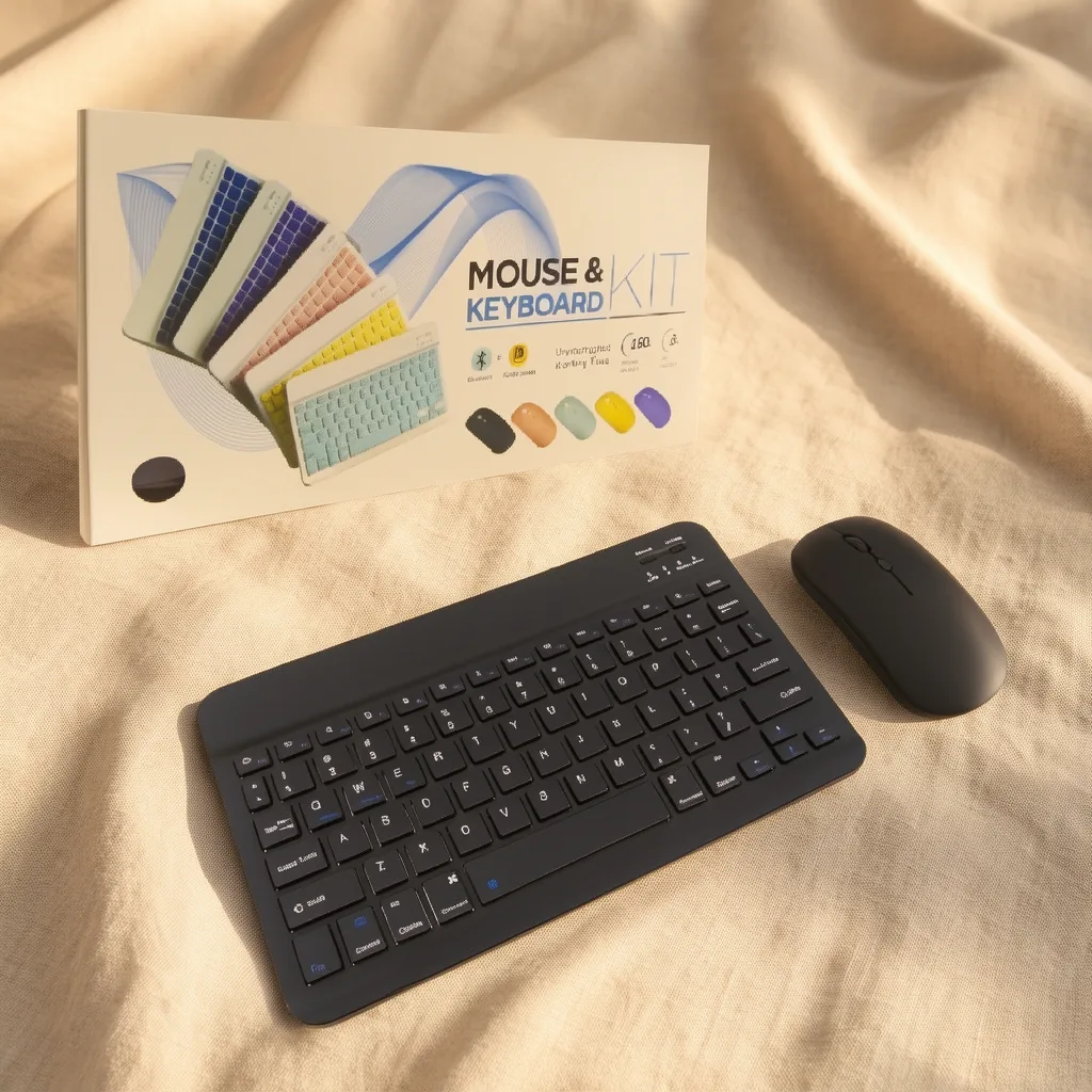 Teclado Y Mouse Con BLUETOOTH – INALAMBRICO Compatible Con Tablet, Smartphone Y PC. Colores Varios - imagen 6
