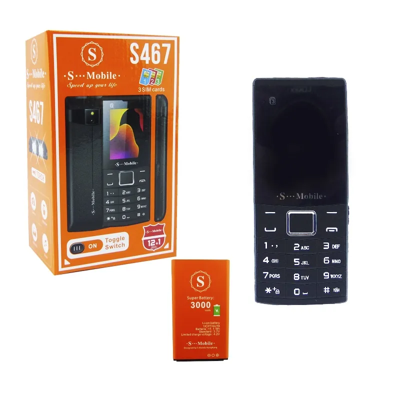 Telefono Celular Triple Sim Modelo S467 Con Bateria De 3000 Mah Marca S. Mobile En 2 Colores. - imagen 7